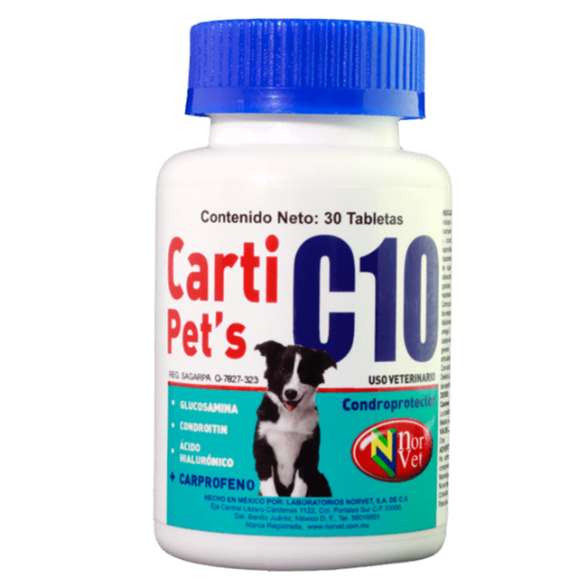 Carti Pet´S C 10 30 Tabletas - Norvet Carti Pet´S C 10 30 Tabletas - Norvet